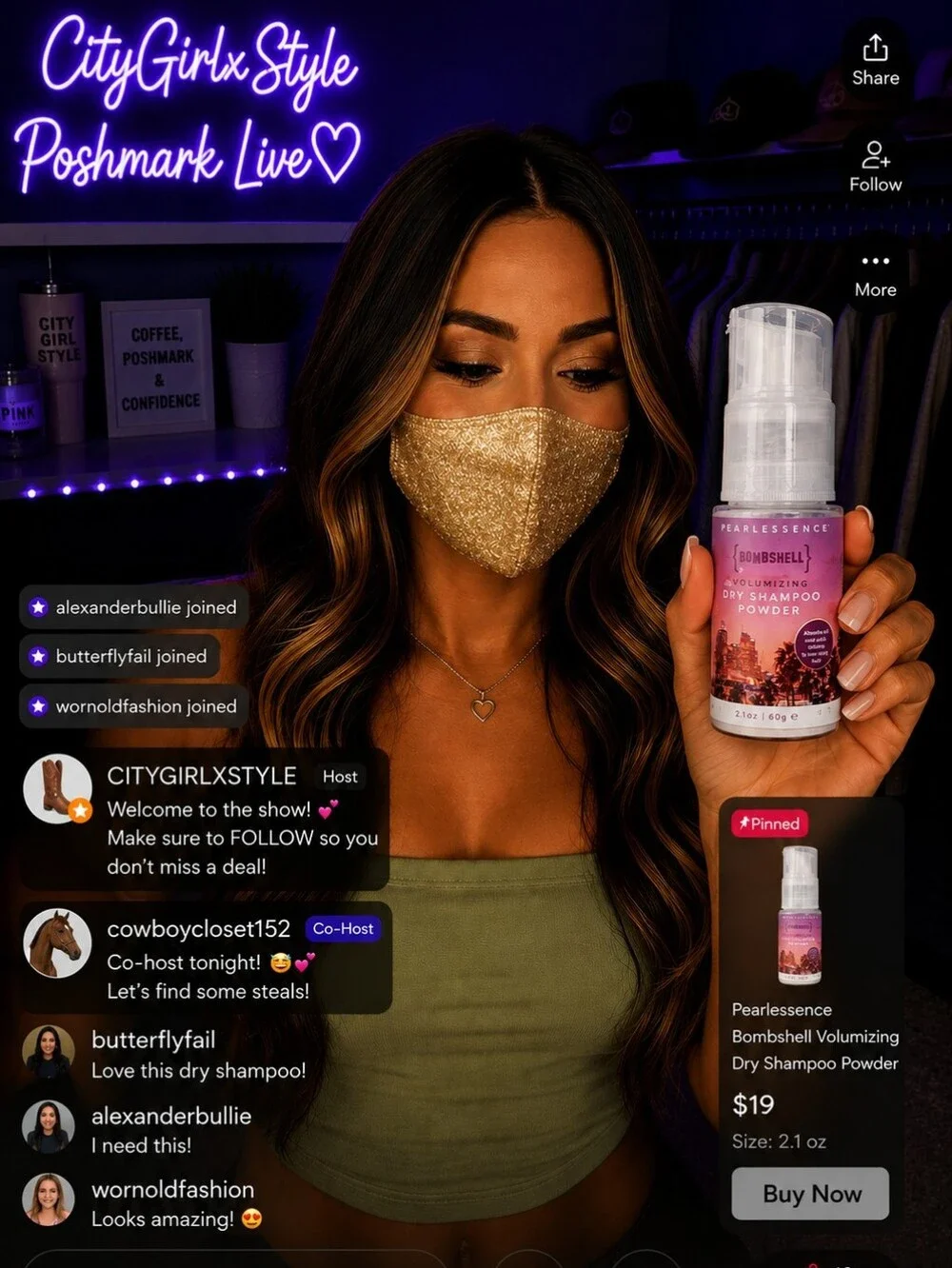 Bombshell Volumizing Dry Shampoo Powder - Gold